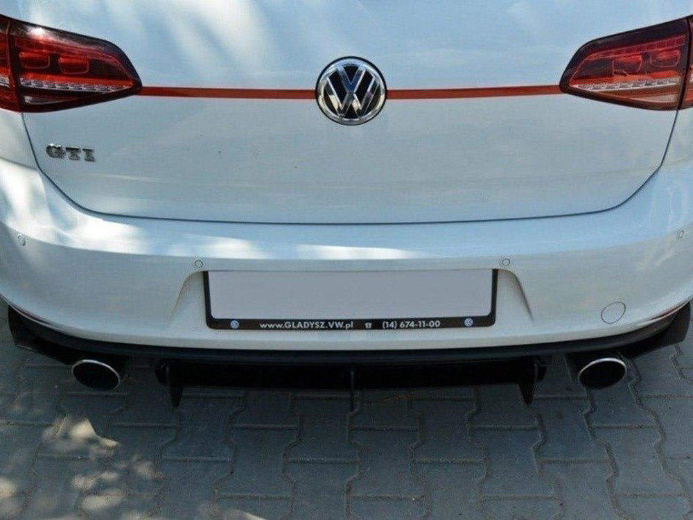 Vw Golf Mk7 Gti Rear Diffuser & Rear Side Splitters - Wayside Performance 