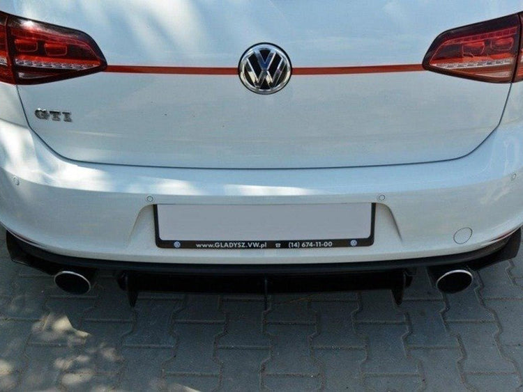 Vw Golf Mk7 Gti Rear Diffuser & Rear Side Splitters - Wayside Performance 