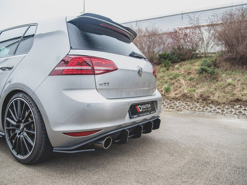Maxton Racing Rear Diffuser V.2 Vw Golf Mk 7 Gti 2013-2016 - Wayside Performance 