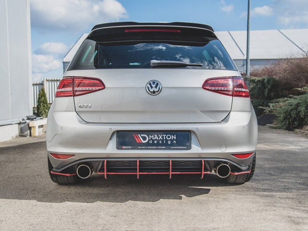 Maxton Racing Rear Diffuser V.2 Vw Golf Mk 7 Gti 2013-2016 - Wayside Performance 