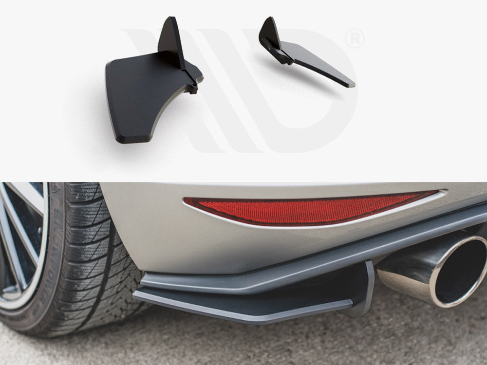 Maxton Racing Rear Side Splitters V.1 Vw Golf Mk 7 Gti 2013-2016 - Wayside Performance 