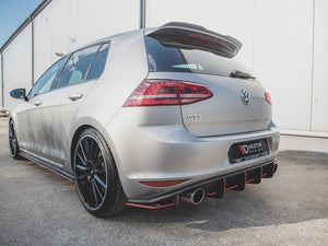 Maxton Racing Rear Side Splitters V.1 Vw Golf Mk 7 Gti 2013-2016 - Wayside Performance 