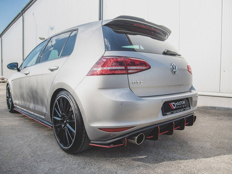 Maxton Racing Rear Side Splitters V.1 Vw Golf Mk 7 Gti 2013-2016 - Wayside Performance 