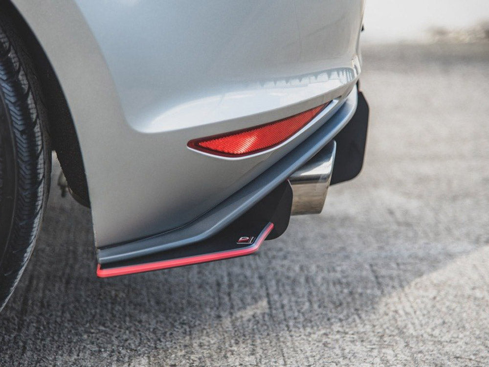 Maxton Racing Rear Side Splitters V.1 Vw Golf Mk 7 Gti 2013-2016 - Wayside Performance 