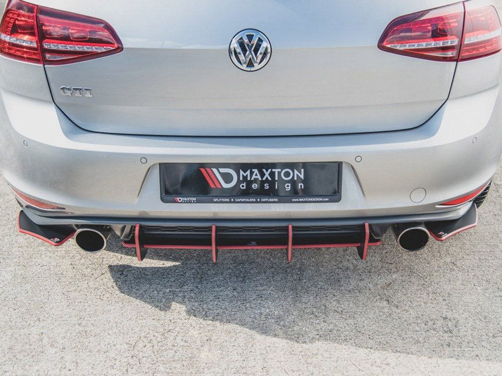 Maxton Racing Rear Side Splitters V.2 Vw Golf Mk 7 Gti 2013-2016 - Wayside Performance 