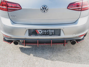 Maxton Racing Rear Side Splitters V.2 Vw Golf Mk 7 Gti 2013-2016 - Wayside Performance 