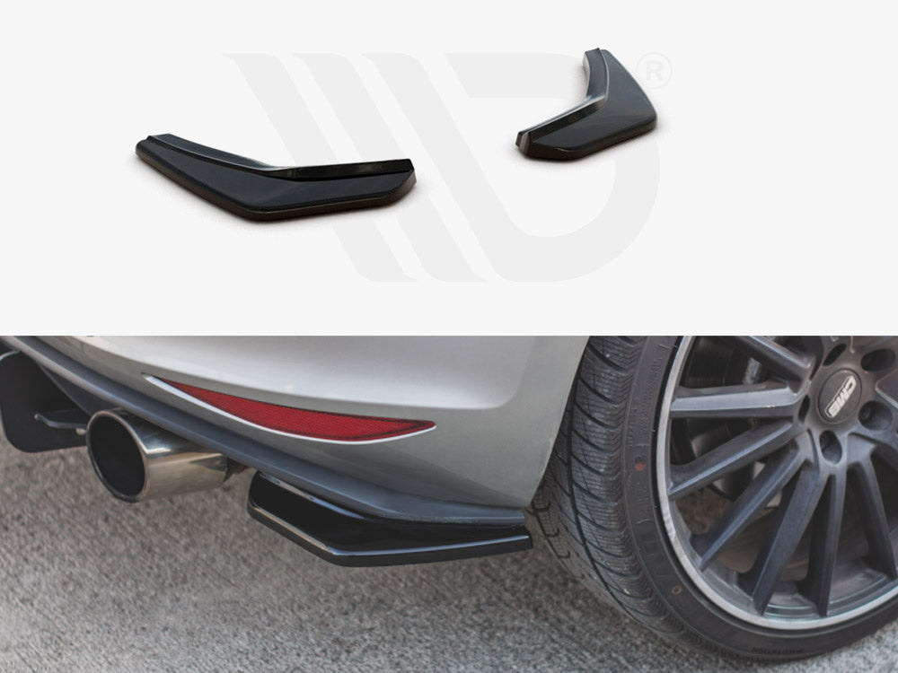 Rear Side Splitters V2 Vw Golf 7 Gti (2013-2016) - Wayside Performance 