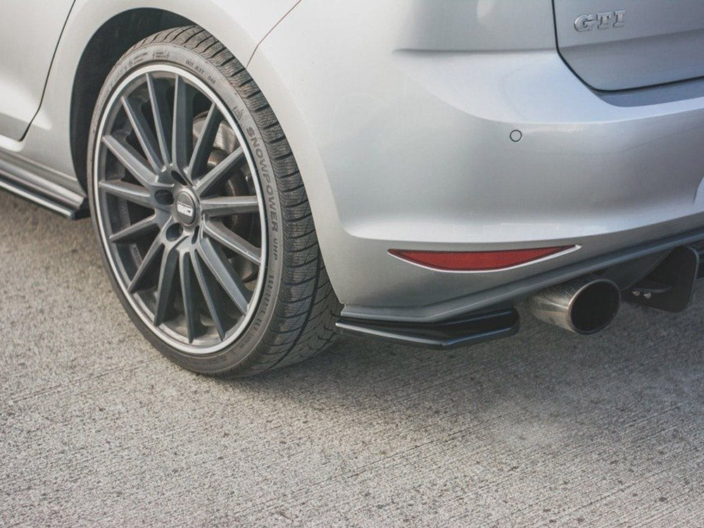 Rear Side Splitters V2 Vw Golf 7 Gti (2013-2016) - Wayside Performance 