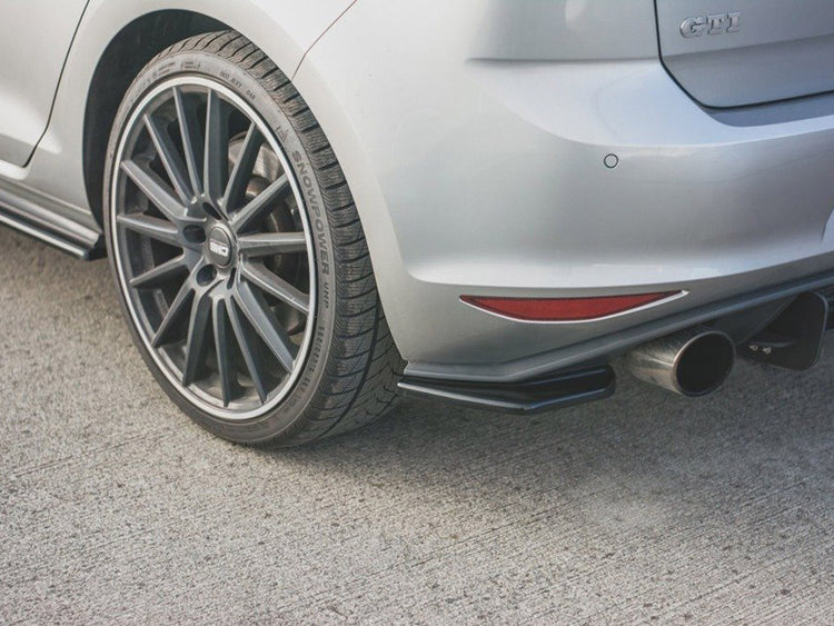 Rear Side Splitters V2 Vw Golf 7 Gti (2013-2016) - Wayside Performance 