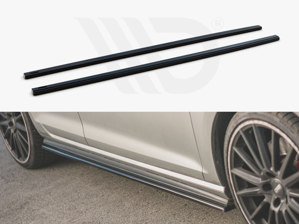 Side Skirts Diffusers V2 Vw Golf 7 Gti (2013-2016) - Wayside Performance 