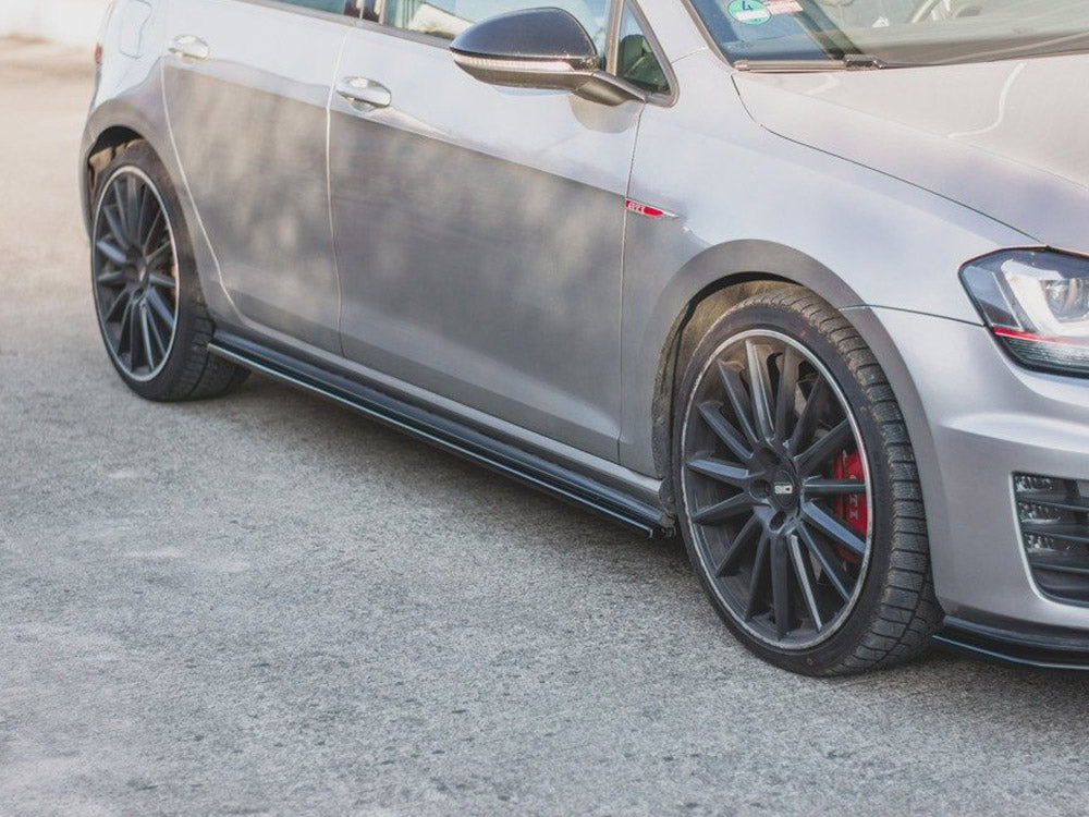 Side Skirts Diffusers V2 Vw Golf 7 Gti (2013-2016) - Wayside Performance 