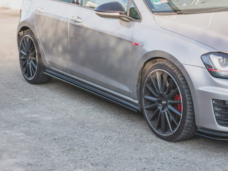 Side Skirts Diffusers V2 Vw Golf 7 Gti (2013-2016) - Wayside Performance 