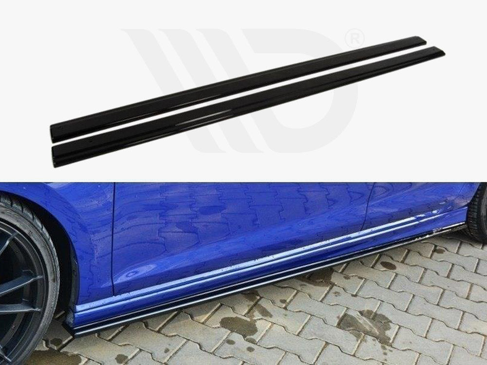 Side Skirts Diffusers Vw Golf Mk7 R Hatchback & Estate (2013-2016) - Wayside Performance 