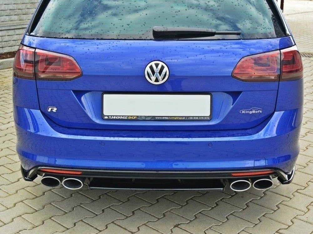 Central Rear Splitter Vw Golf Mk7 R Estate (Without a Vertical Bar) (2013-2016) - Wayside Performance 