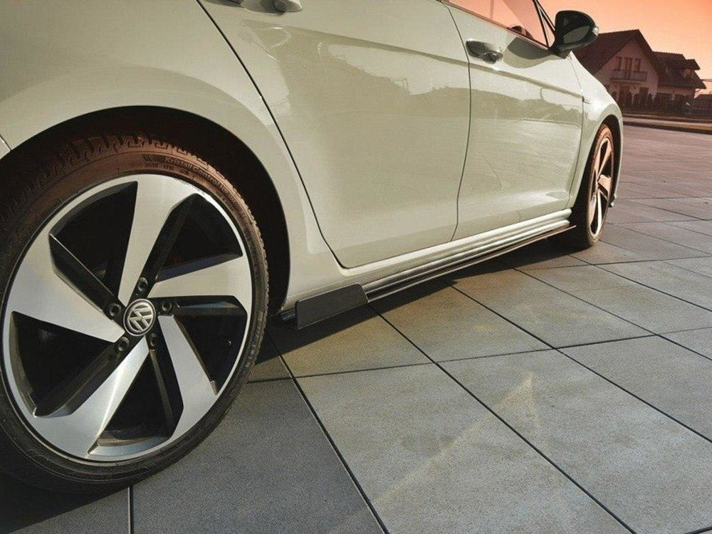 Racing Side Skirts Diffusers Vw Golf Gti 7.5 (2017-) - Wayside Performance 