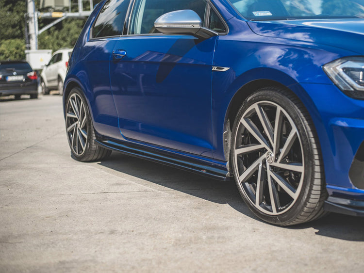 Side Skirts Diffusers V.4 Vw Golf 7 R / R-line Facelift - Wayside Performance 