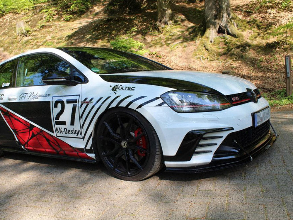 Front Racing Splitter Vw Mk7 Gti Clubsport (2016-2017) - Wayside Performance 
