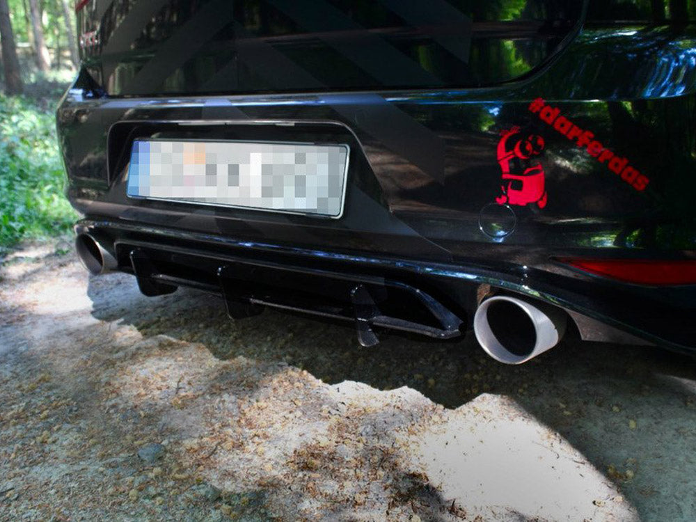 Rear Diffuser Vw Mk7 Gti Clubsport (2016-2017) - Wayside Performance 