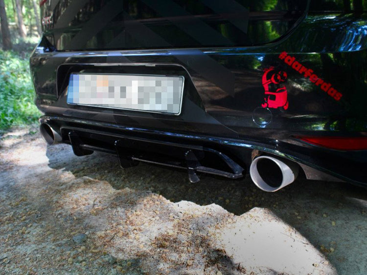 Rear Diffuser Vw Mk7 Gti Clubsport (2016-2017) - Wayside Performance 