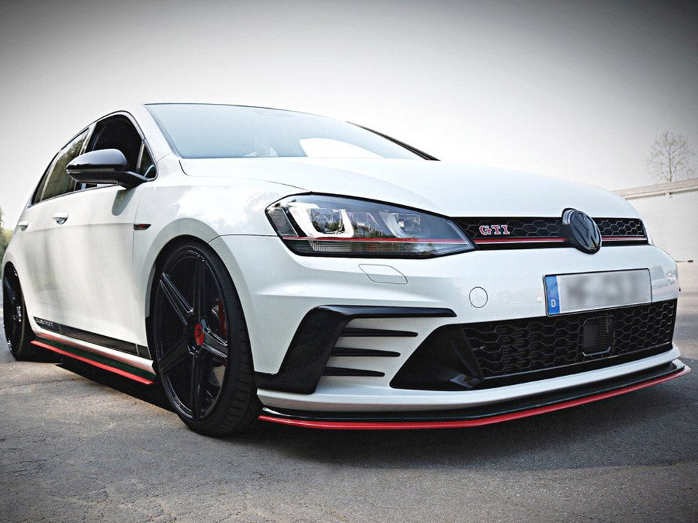 Front Splitter Vw Golf Mk7 Gti Clubsport (2016-2017) - Wayside Performance 