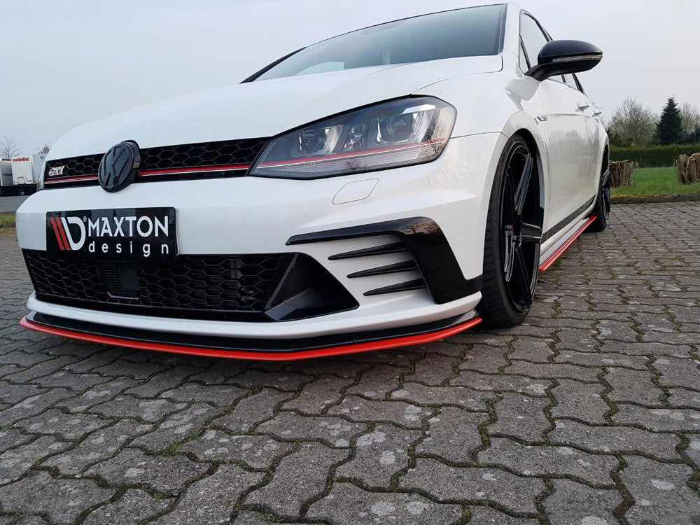 Front Splitter Vw Golf Mk7 Gti Clubsport (2016-2017) - Wayside Performance 