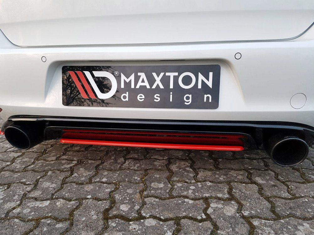 Central Rear Splitter Vw Golf Mk7 Gti Clubsport (2016-2017) - Wayside Performance 