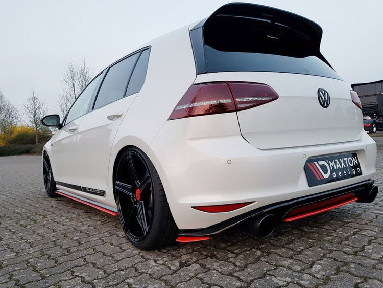 Central Rear Splitter Vw Golf Mk7 Gti Clubsport (2016-2017) - Wayside Performance 