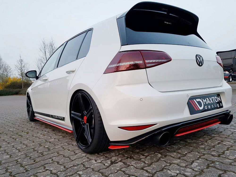 Rear Side Splitters Vw Golf Mk7 Gti Clubsport (2016-2017) - Wayside Performance 