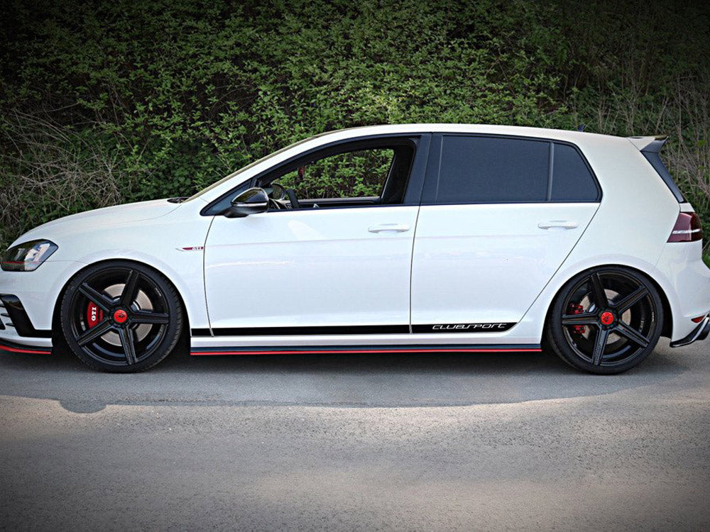 Side Skirts Diffusers Vw Golf Mk7 Gti Clubsport (2016-2017) - Wayside Performance 