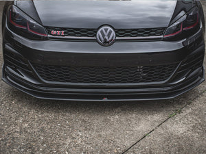 Maxton Racing Front Splitter Vw Golf Mk7.5 Gti Tcr (2019-2020) - Wayside Performance 