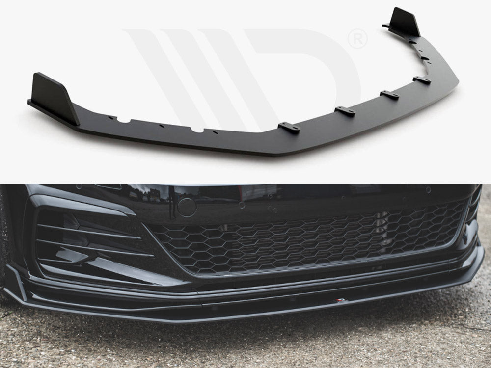 Maxton Racing Front Splitter Vw Golf Mk7.5 Gti Tcr (2019-2020) - Wayside Performance 