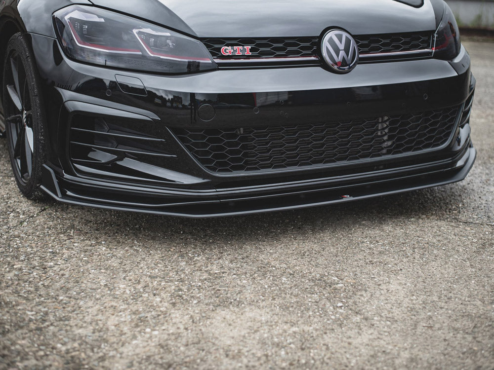 Maxton Racing Front Splitter Vw Golf Mk7.5 Gti Tcr (2019-2020) - Wayside Performance 