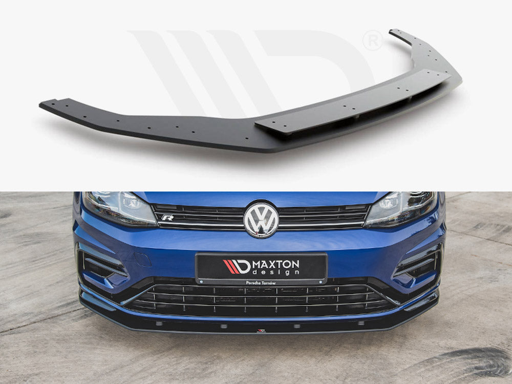 Maxton Racing Front Splitter Vw Golf 7 R / R-line Facelift - Wayside Performance 