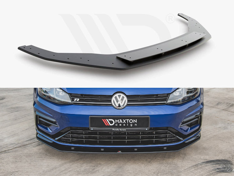 Maxton Racing Front Splitter Vw Golf 7 R / R-line Facelift - Wayside Performance 