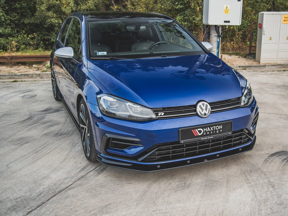 Maxton Racing Front Splitter Vw Golf 7 R / R-line Facelift - Wayside Performance 