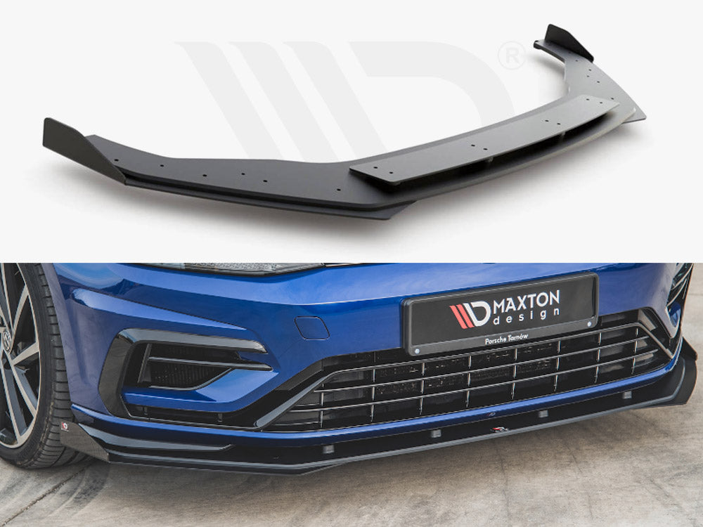 Maxton Racing Front Splitter + Flaps Vw Golf 7 R / R-line Facelift - Wayside Performance