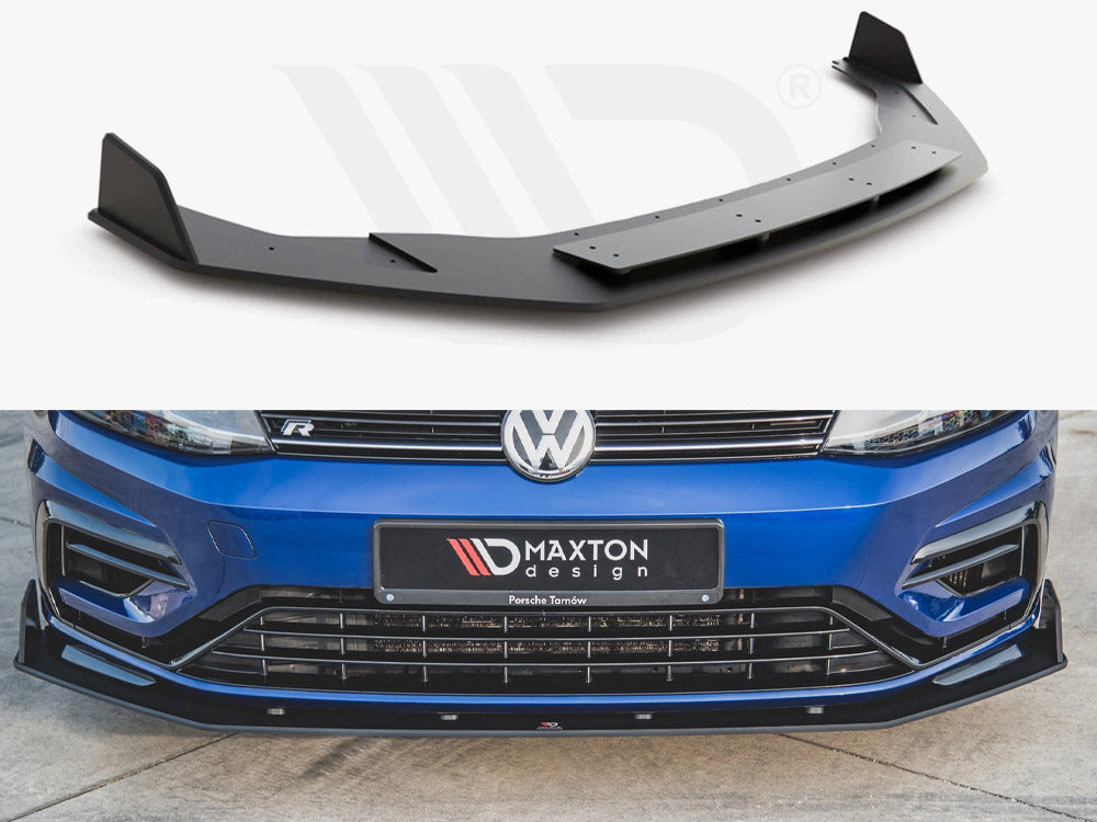 Maxton Racing Front Splitter V.2 Vw Golf 7 R / R-line Facelift - Wayside Performance 
