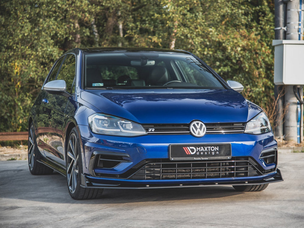 Maxton Racing Front Splitter V.2 Vw Golf 7 R / R-line Facelift - Wayside Performance 