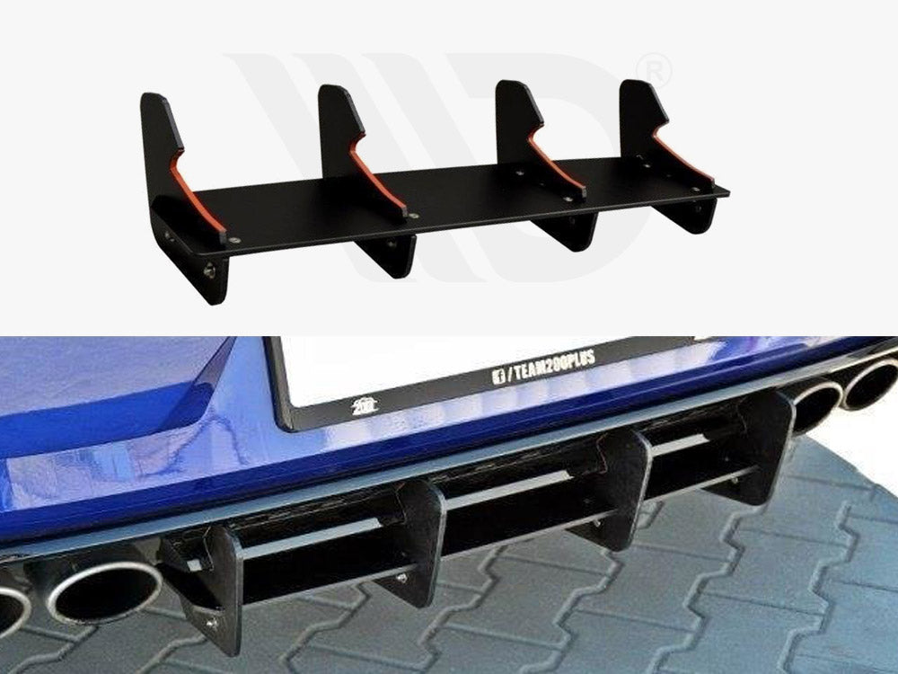 Rear Diffuser Vw Golf R 7.5 (2017-19) - Wayside Performance 