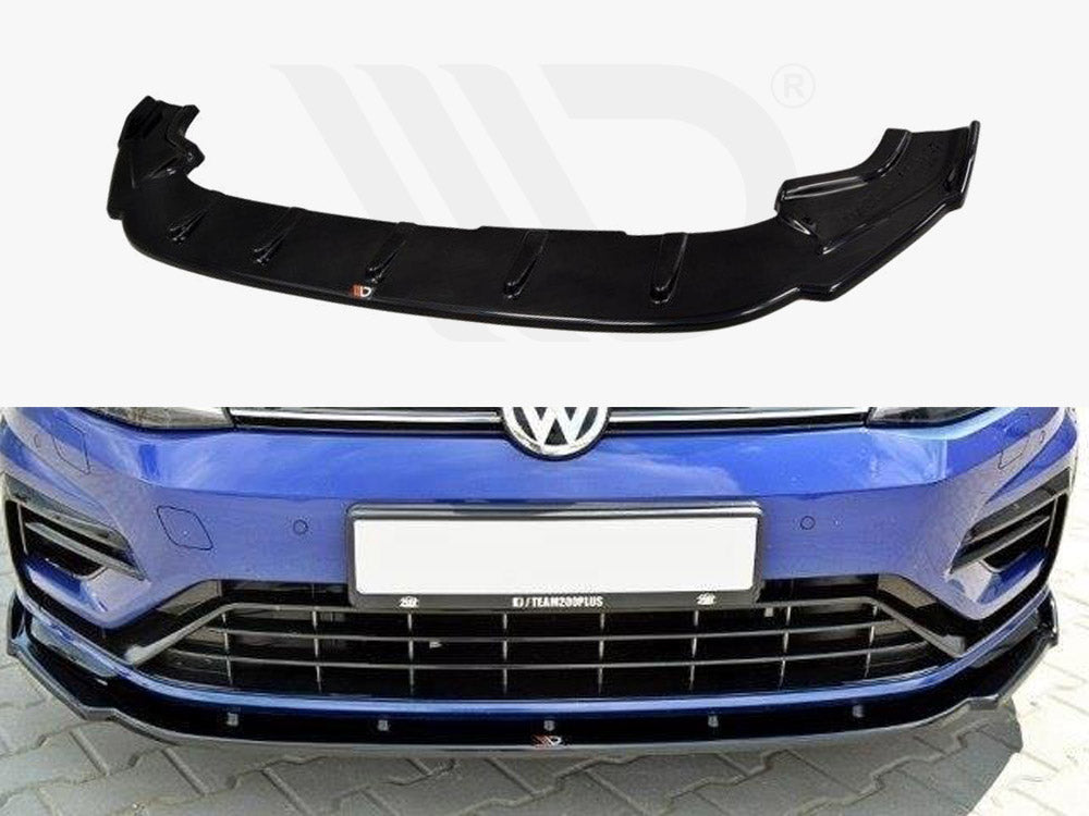 Front Splitter V.1 Vw Golf 7 R / R-line Facelift - Wayside Performance 