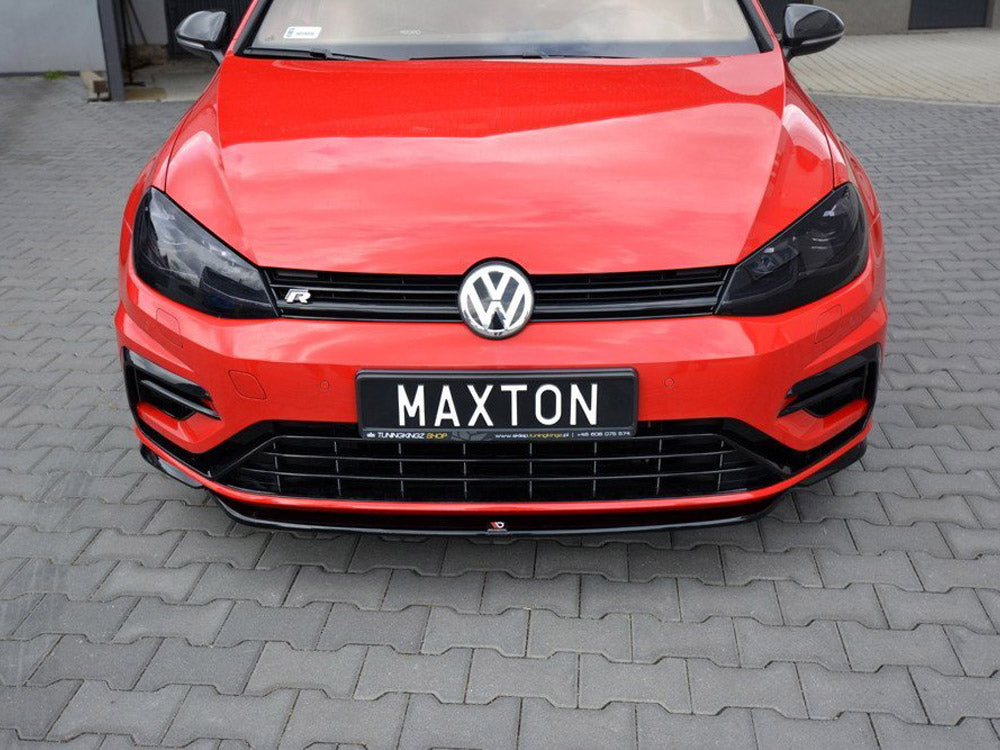 Maxton Design Front Splitter V.5 Vw Golf 7 R / R-line Facelift