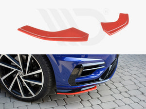 Front Splitter V.8 Vw Golf 7 R / R-line Facelift - Wayside Performance 