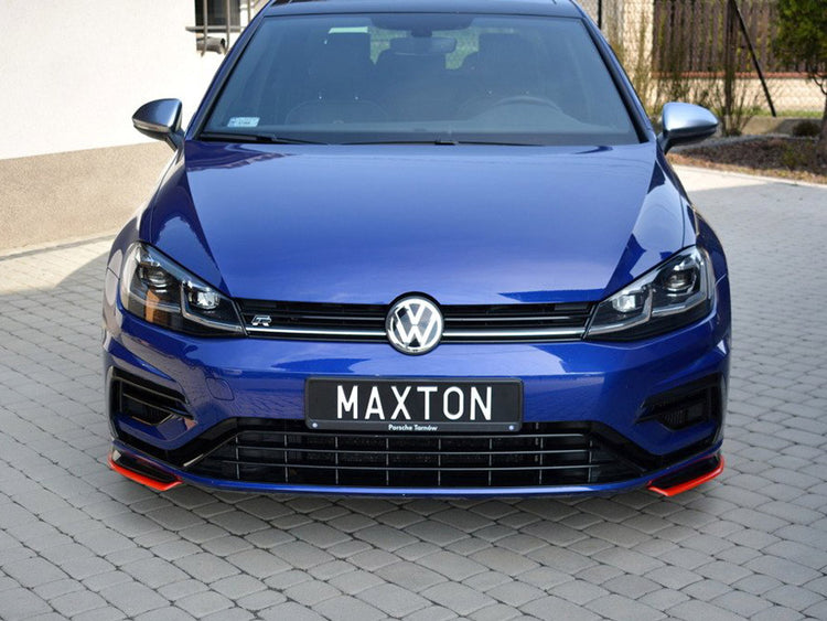 Front Splitter V.8 Vw Golf 7 R / R-line Facelift - Wayside Performance 