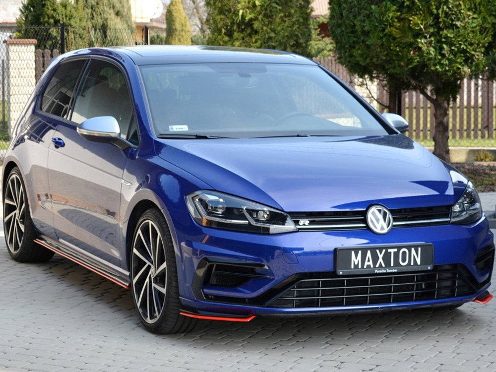 Front Splitter V.8 Vw Golf 7 R / R-line Facelift - Wayside Performance 