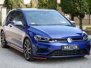 Front Splitter V.8 Vw Golf 7 R / R-line Facelift - Wayside Performance 