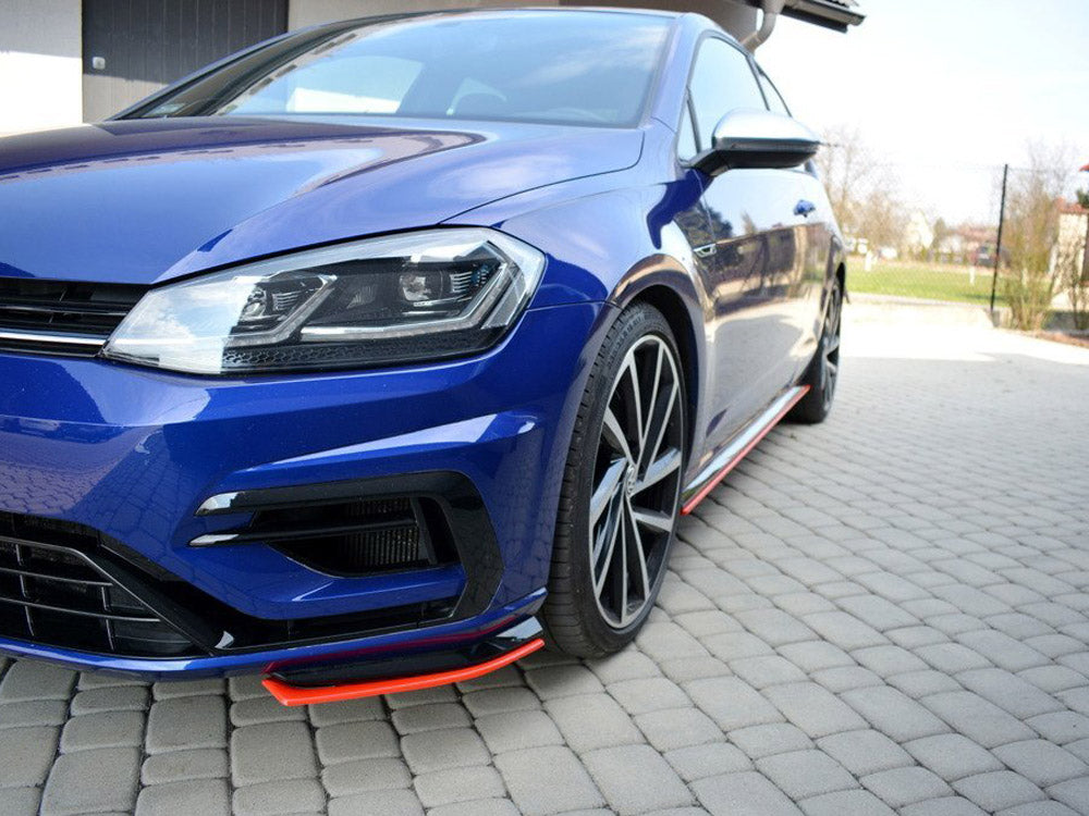 Front Splitter V.8 Vw Golf 7 R / R-line Facelift - Wayside Performance 