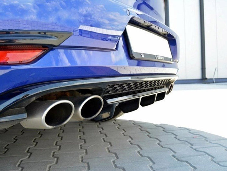 Central Rear Splitter Vw Golf Vii R (Facelift) (2017-) - Wayside Performance 