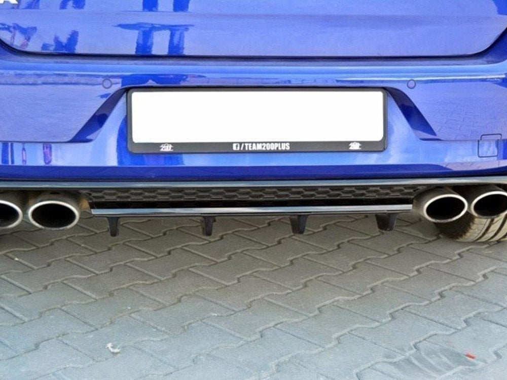Central Rear Splitter Vw Golf Vii R (Facelift) (2017-) - Wayside Performance 