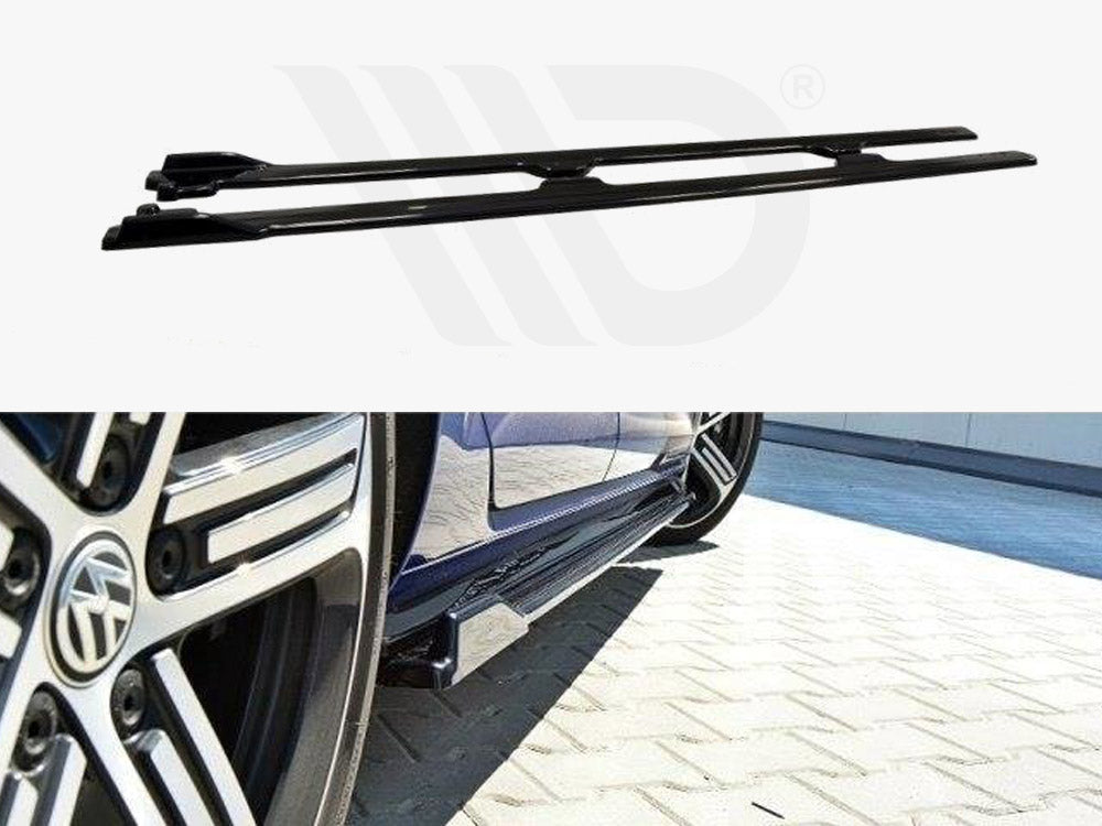 Side Skirts Diffusers V.1 Vw Golf 7 R / R-line Facelift - Wayside Performance 