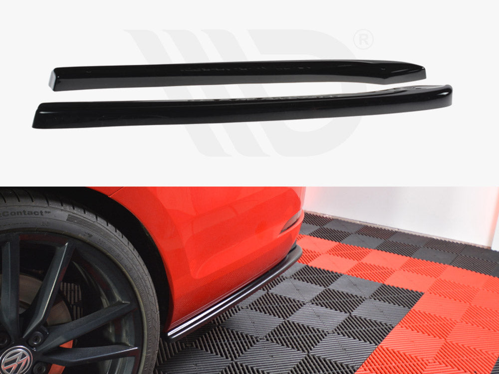 Rear Side Splitters V.1 Vw Golf 7 R Variant Facelift - Wayside Performance 